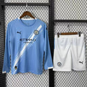 Ensemble 25/26 Manchester City Domicile Adult  Manches Longues