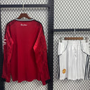 Ensemble 25/26 Manchester United Domicile Adult  Manches Longues