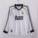 1998-2000 Maillot Retro Real Madrid Domicile Manches Longues