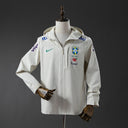 Veste coupe-vent réversible Brésil white