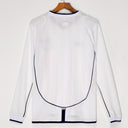 2002 Maillot  Angleterre Domicile Retro Manches Longues