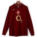 2005-2006 Maillot Arsenal Domicile Retro Manches Longues