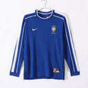 1998 Maillot  Brésil Extérieur Rétro  Manches Longues