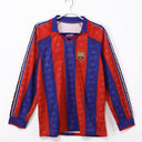 1995-1997 Maillot Barcelone Domicile Rétro  Manches Longues