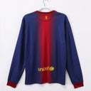 2012-2013 Maillot Barcelone Domicile Rétro  Manches Longues
